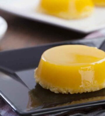 quindim de microondas low carb