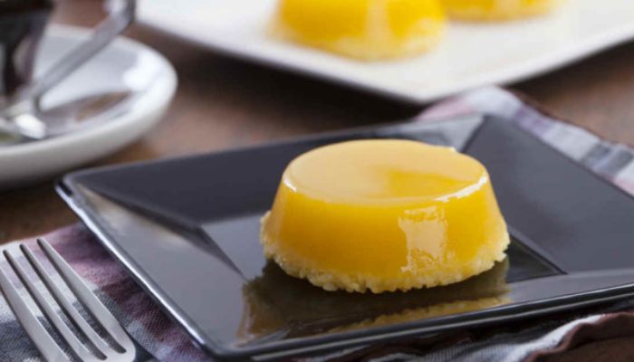 quindim de microondas low carb